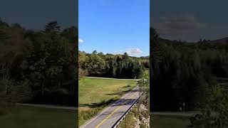 Train Crossing East Wallingford Trestle [upl. by Asined513]