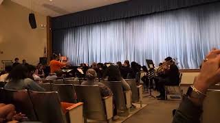 EHS Band plays God Bless America at the NJROTC Veterans Day Ceremony [upl. by Inaflahk]