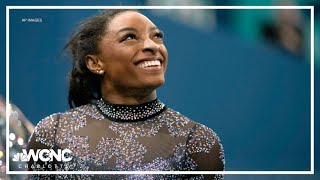 All eyes on Simone Biles in Olympics womens gymnastics team final [upl. by Raymonds]