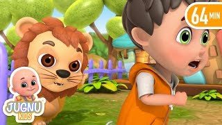 Sher Nirala Himmatwala Rhyme  Hindi Poems  Hindi Rhymes for children and baby songs by jugnu kids [upl. by Anahsohs697]