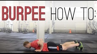 BURPEE TUTORIAL How to perform burpees for speed and turnover  exercise demonstration video [upl. by Inoy]