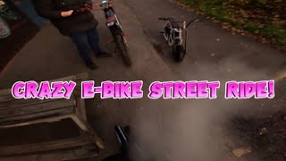 CHAIN Comes Off At High Speed EBike Street Ride Ebox 20DragsterTalaria Sting R  GoPro POV [upl. by Gnes196]