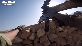 GoPro HD footage British YPG fighter in action against ISIS in Syria [upl. by Ahsein78]