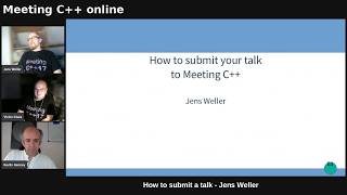 How to submit a talk to Meeting C 2024  Jens Weller [upl. by Li473]