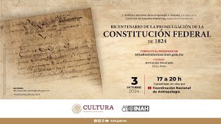 3 de octubre de 2024 Conversatorio Bicentenario de la promulgación de la Constitución Federal [upl. by Ledairam]