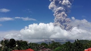 Time lapse Boom explodes the volcano [upl. by Nerti934]