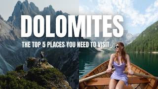 The Top 5 Must Visit Places in the Dolomites  Travel Guide 2024 🇮🇹 [upl. by Lseil]