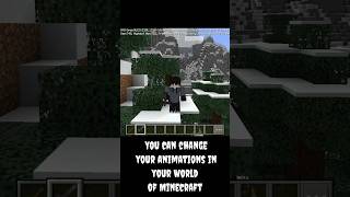 Player Animation Mod For Minecraft pe  minecraft minecraftpe gaming PixalNinjas [upl. by Naaman738]