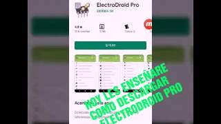 Cómo descargar electrodroid pro gratis apk [upl. by Theran]