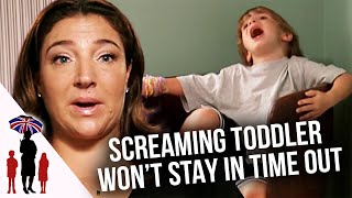 Screaming toddler is driving this family CRAZY  Supernanny USA [upl. by Clemmy]