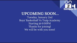 Boys Varsity Basketball v Traip Academy [upl. by Nilam]