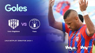 Unión Magdalena vs Pasto Goles  Liga BetPlay Dimayor 2023I  Fecha 17 [upl. by Robers]