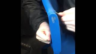 Cutting chair with mask in school [upl. by Vergos]