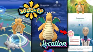 How to Catch 3000CP Dragonite Location in Pokémon Go  Pokemon Go High CP Pokémon Coordinates [upl. by Windzer]