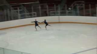 Junior Bronze Ice Dance TestThe Swing Dance [upl. by Tterej264]