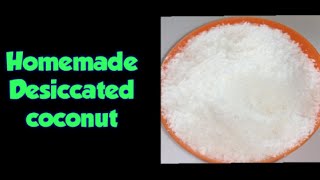 Epi14Homemade Desiccated coconut recipe in tamil How to make desiccated coconut [upl. by Enitnemelc]