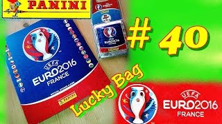 PANINI UEFA EURO 2016 FRANCE new OFFICIAL STICKER ALBUM EM Frankreich new UNBOXING 5 Aufkleber 40 [upl. by Nytsirk769]