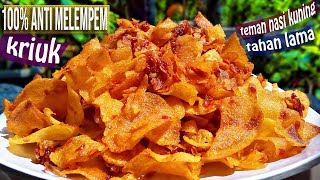 Keripik Kentang Balado  KRIUK tanpa soda kue dan kapur sirih [upl. by Nereids]