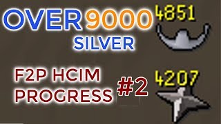 OSRS F2P HCIM 2 OVER 9000 Silver Ores Later [upl. by Hallett579]