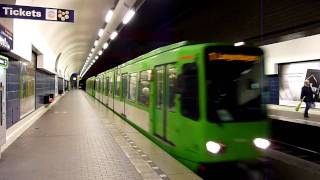 Abfahrt der U Bahn Hannover Linie 1 nach Langenhagen [upl. by Nuawd]