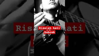 Risalah hati cover music guitar coverlagu acoustic fingerstyleguitarcover short fingerstyle [upl. by Nwahsit]