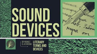 Sound Devices in Poetry [upl. by Eedyaj]