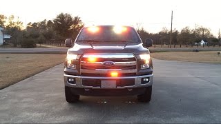 2016 Ford F150 4x4 POV with Whelen and Feniex LED Fire Lights [upl. by Atsylak]