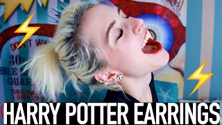 Harry Potter Earrings  Mail Time [upl. by Enelyaj]