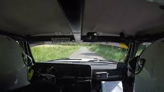 Rally Juelsminde 2024 SS8 Arvid Larspers Volvo 240 VEC [upl. by Arnaud138]