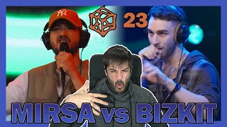 Mirsa vs Bizkit  Loopstation  GBB23  Reaccion [upl. by Garrick464]