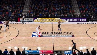 NBA LIVE 19 AllStar Game 2018  Team LeBron vs Team Curry  PS4 PRO Full Game  HD [upl. by Anitsihc122]