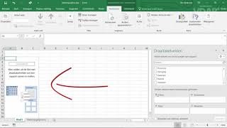 MS Office 365  Excel Draaitabellen  Een draaitabel maken 1 [upl. by Adnimra]