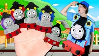 Thomas the Tank Engine Finger Family  Thomas and Friends Finger Family Nursery Rhymes [upl. by Brooking228]