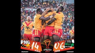 PNG Kumuls 14 vs Ireland 6  Rugby League World Cup 2017 Game 2 HD [upl. by Eymaj]