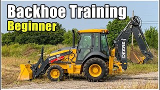 How to Operate a Backhoe  Tractor Loader Backhoe Training [upl. by Eyk]