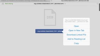 iOS How To Download and Install deb Files [upl. by Mauralia]