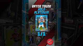 Bryce Young HOLO PLATINUM 11 🤯 sportscards panthers bryceyoung [upl. by Kappel]