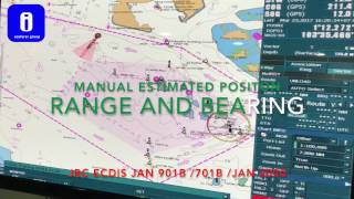 How to make Manual Estimate Position using JRC Ecdis [upl. by Valentijn]