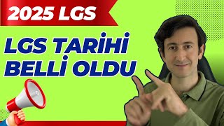 2025 LGS TARİHİ BELLİ OLDU lgs2025 lgs [upl. by Geffner]