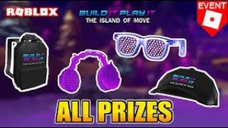 EVENT All Working PRIZE in ISLAND OF MOVE  Roblox [upl. by Naujej]