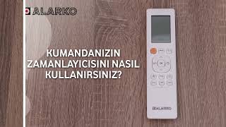 Klima Kumandasından Zamanlayıcı Nasıl Ayarlanır  Alarko Flair Klima [upl. by Attenna219]