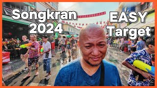 Surviving My First Songkran Festival in Khao San Bangkok Thailand [upl. by Viccora]