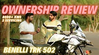 Benelli TRK 502 Ownership Review  is it worth buying in 2024 [upl. by Hau]