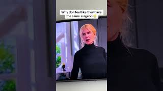 WHY DO I FEEL LIKE THEY HAVE THE SAME SURGEON🤯 zacefron nicolekidman viral [upl. by Del]