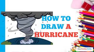 How to Draw a Hurricane in a Few Easy Steps Drawing Tutorial for Beginner Artists [upl. by Aiset793]