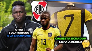 ASÍ DE HORRIBLE ES LA NUEVA CAMISETA DE ECUADOR PARA LA COPA AMÉRICA 2024  RIVER PLATE A POR ENNER [upl. by Johnnie]