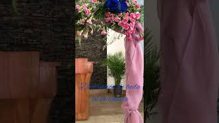 Decoración de boda en la iglesia azul reyrosa viejo [upl. by Sices]