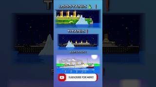 TITANIC VS LOROTANIC VS BRITANNIC Sinking Flipaclip sinkingships sinkingship viralvideo shorts [upl. by Ecertak]