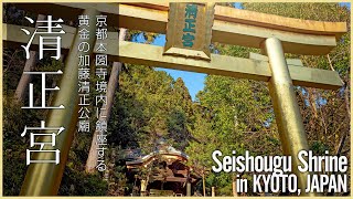 【京都／加藤清正霊廟】清正宮（願満清正大神宮）／本圀寺境内に鎮座する黄金の加藤清正公廟  Seishougu shrine in KYOTO JAPAN [upl. by Riffle]