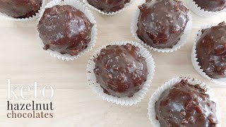 Keto Hazelnut Chocolates [upl. by Siraf]